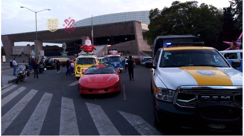 Desfile navideño en la Ciudad de México