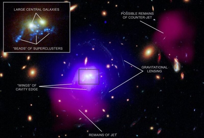 Agujero negro supermasivo en el centro de la galaxia M87