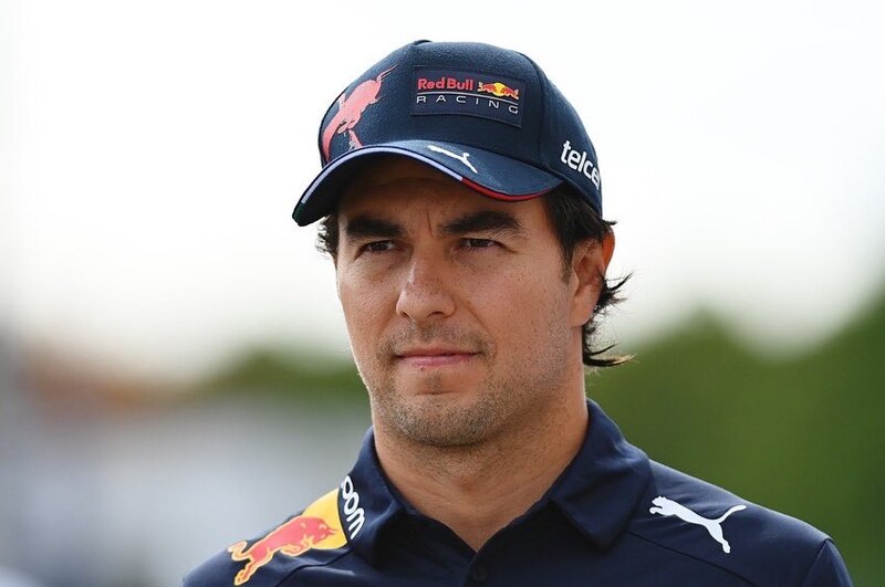 El piloto de Red Bull, Sergio Pérez, durante una carrera de Fórmula 1.