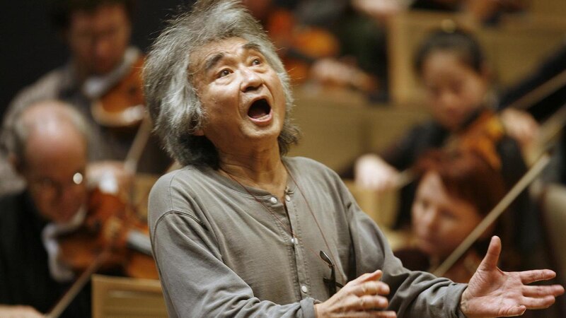 Seiji Ozawa, director de orquesta japonés