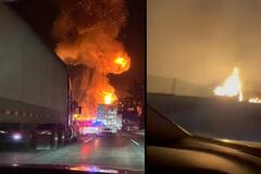 Carretera México-Querétaro: explota pipa de gas; información actualizada 