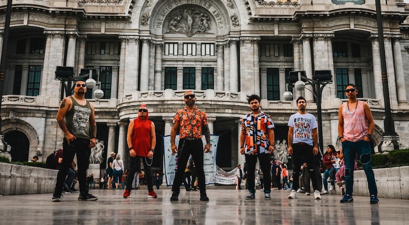 Banda de rock mexicana "Respeto" en el Palacio de Bellas Artes