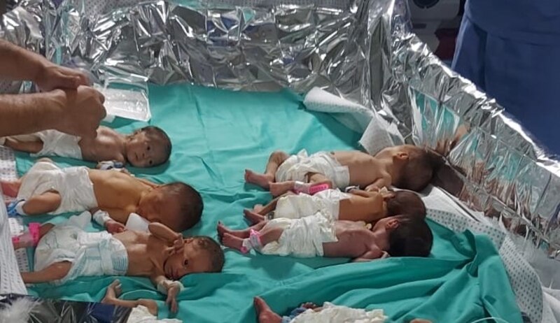 Nacen seis bebés en un hospital de la Ciudad de México