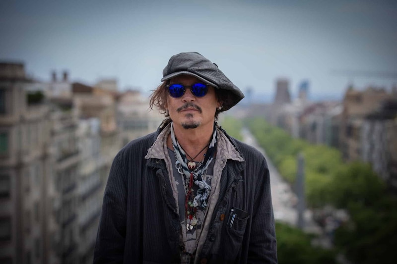 Johnny Depp en Barcelona