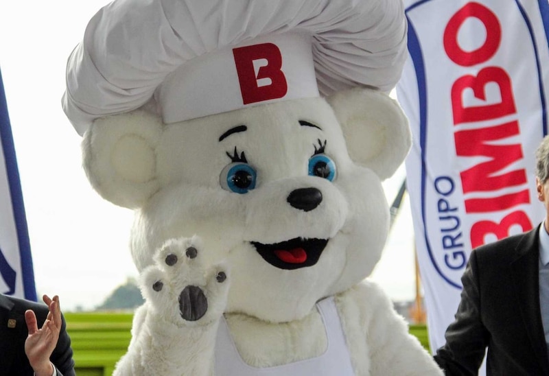 El Osito Bimbo, la mascota de la empresa mexicana de panificación Grupo Bimbo