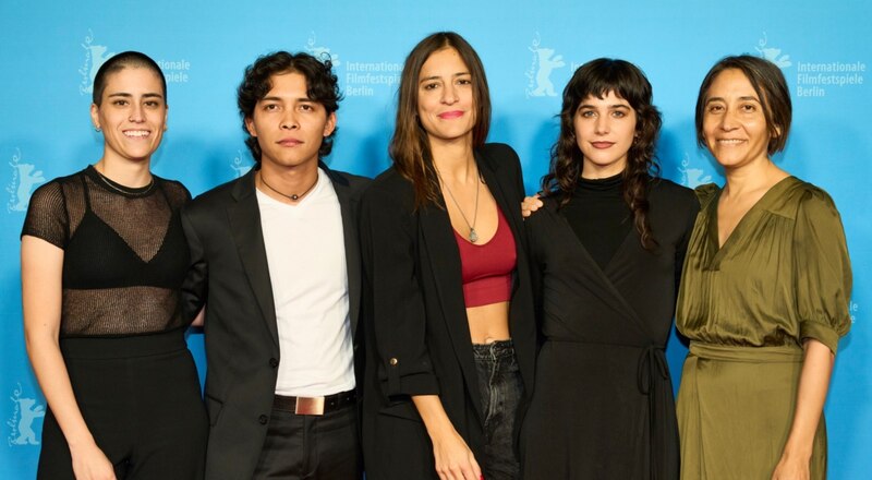 Actrices de la película "Las niñas" en la alfombra roja del Festival de Cine de Berlín