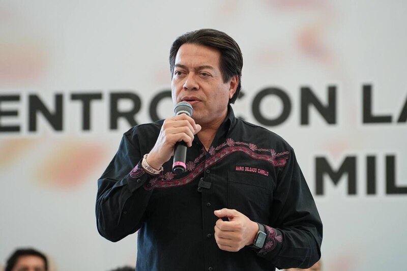 El senador Ricardo Monreal durante un evento en la Ciudad de México.