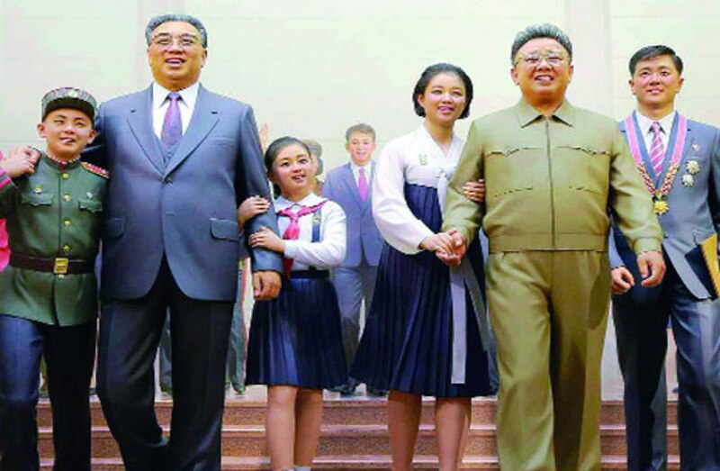 La familia Kim Jong-un