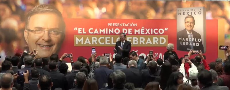 Presentación del libro "El Camino de México" de Marcelo Ebrard