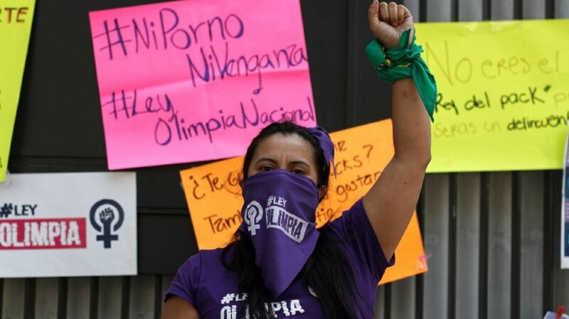 Protesta contra la violencia de género en Nicaragua