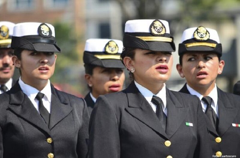 Mujeres en la Marina mexicana