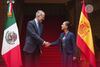 Claudia Sheinbaum recibe al Rey Felipe VI de España en Palacio Nacional