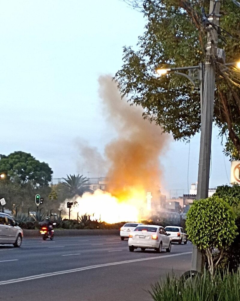 Incendio en la Ciudad de México