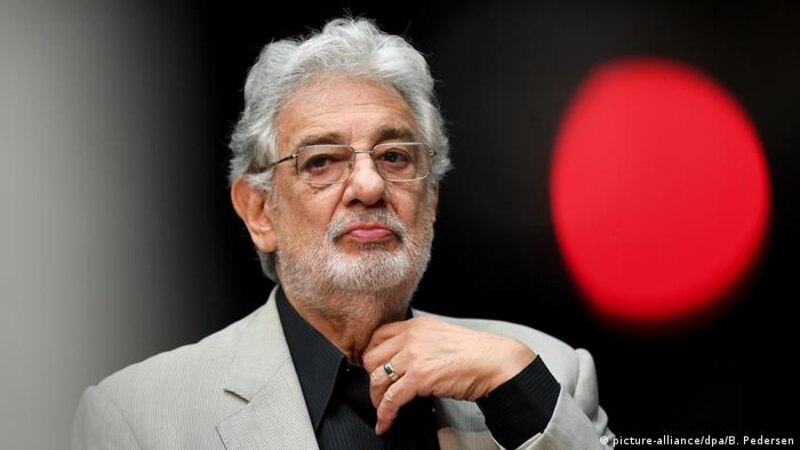 El tenor español Plácido Domingo