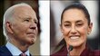 Claudia Sheinbaum promete a presidente Joe Biden colaborar con "respeto a las soberanías"