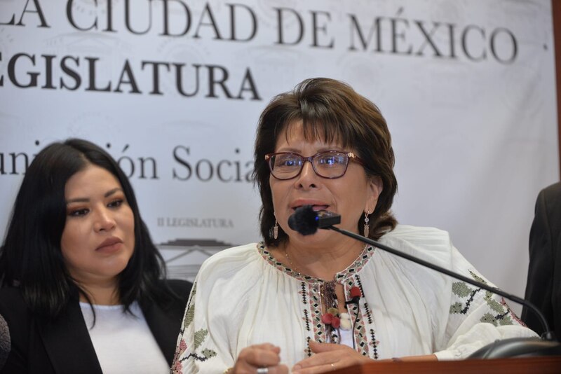 La diputada local, Ana Francis López Bayghen, presidenta de la Comisión de Asuntos Políticos e Institucionales del Congreso de la Ciudad de México.