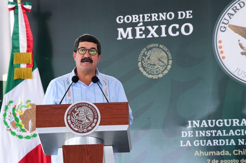 El presidente mexicano inaugura una instalación de la Guardia Nacional
