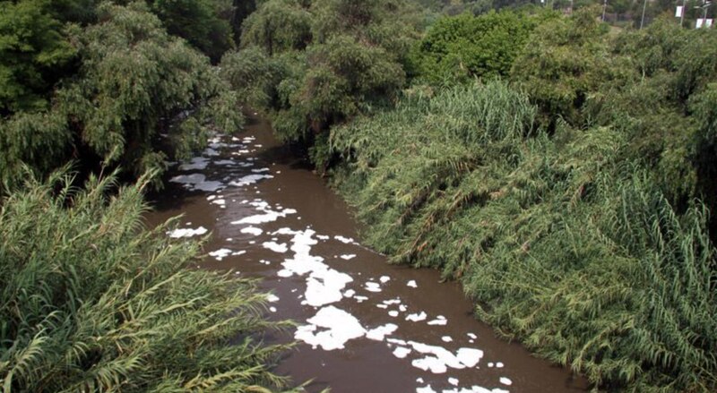 Contaminación del río