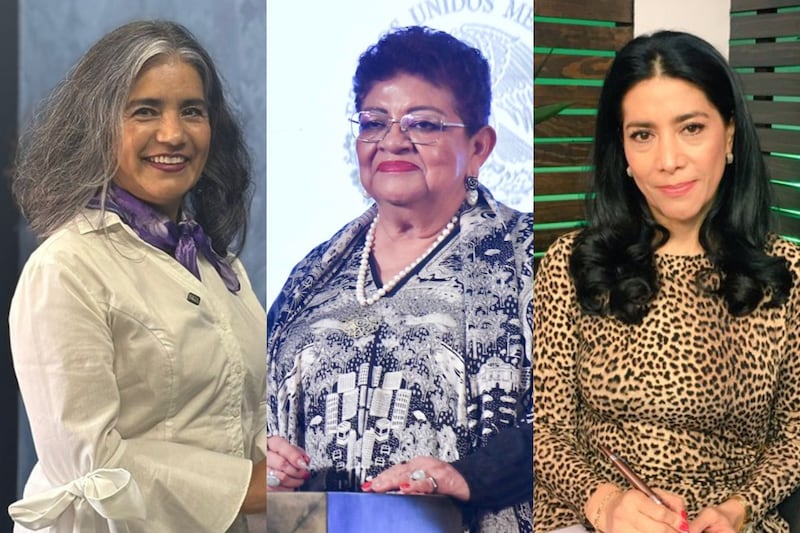 Luz María Zarza Delgado, Ernestina Godoy y Maribel Bojórquez Beltrán fueron la terna finalista dada por la presidenta Claudia Sheinbaum.