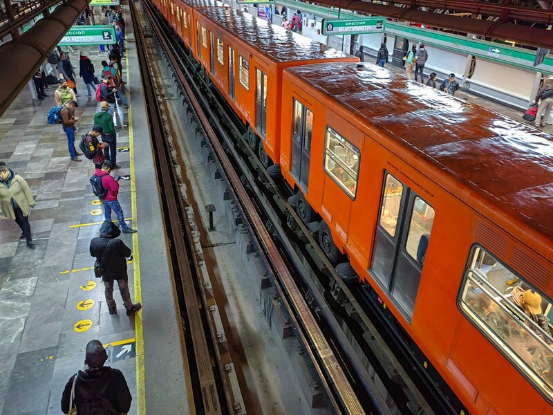 Estación del metro de la Ciudad de México