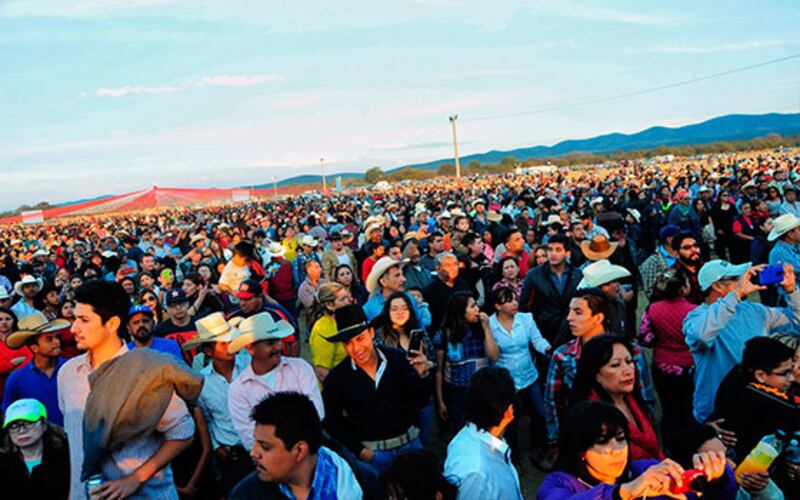 Multitud de personas en un concierto