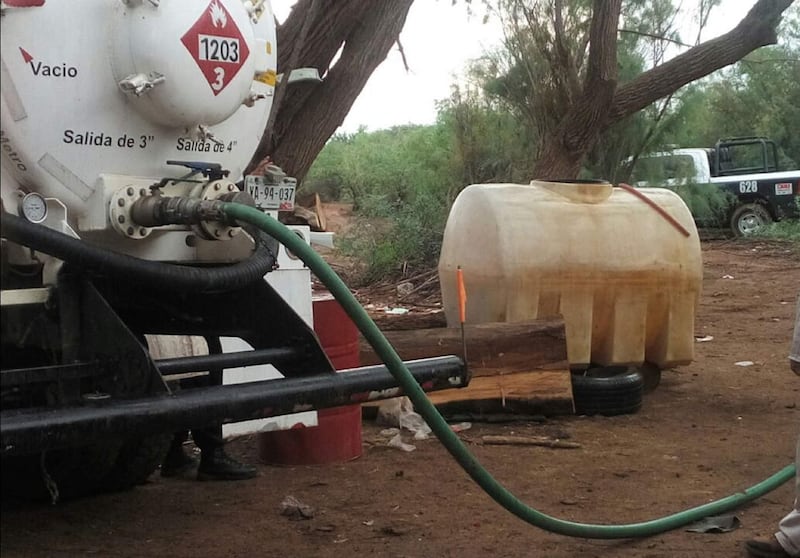 Robo de combustible en México