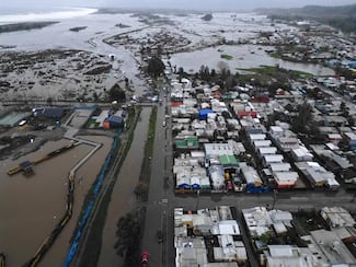 Tres muertos dejan fuertes lluvias que azotan el sur de Chile 