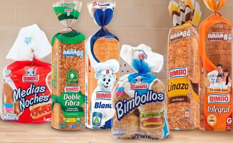 Variedad de productos de pan Bimbo