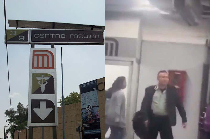 Un hombre fue captado y detenido portando un arma dentro de las instalaciones de la estación Centro Médico de la Ciudad de México.