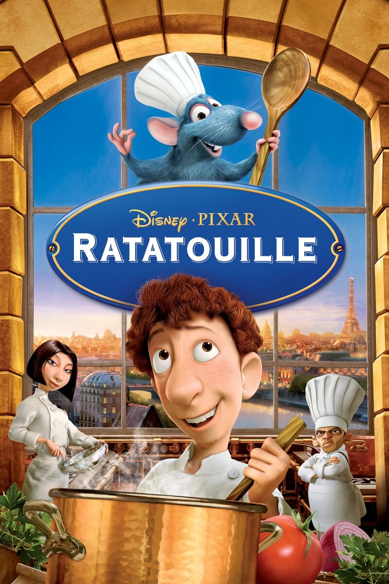 Portada de la película “Ratatouille”