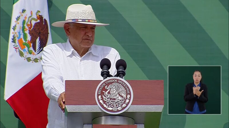 El presidente Andrés Manuel López Obrador durante una conferencia de prensa