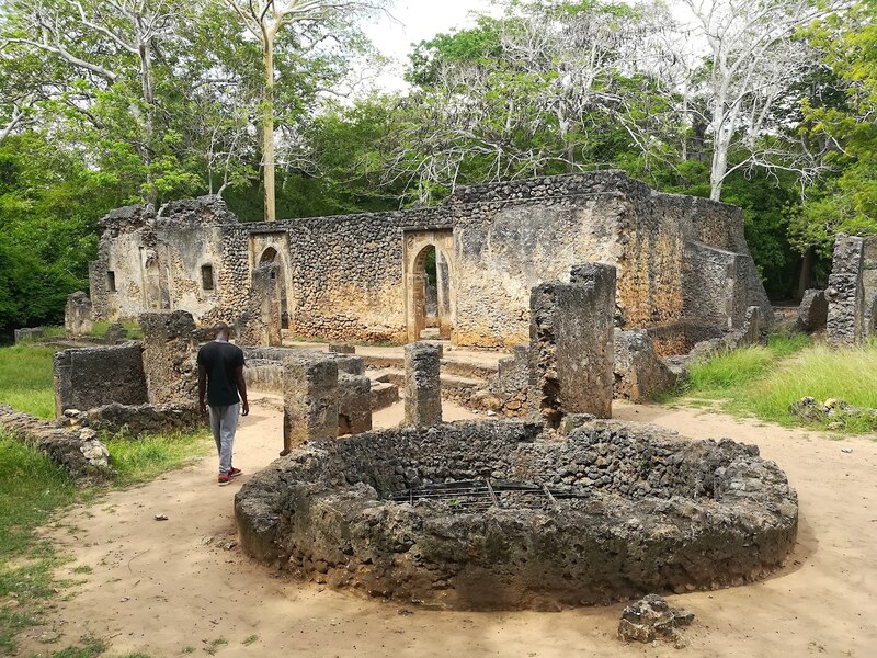 Ruinas de la ciudad de Gedi en Kenia
