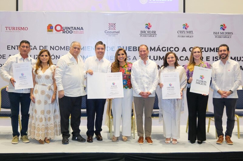 Entrega de nombramiento de Pueblos Mágicos a Cozumel e Isla Mujeres