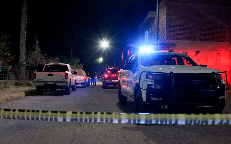 Policía en la escena del crimen