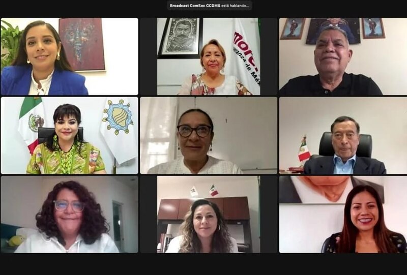 Reunión virtual de la Comisión de Derechos Humanos de la Ciudad de México