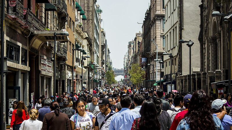 La Ciudad de México es una ciudad muy poblada