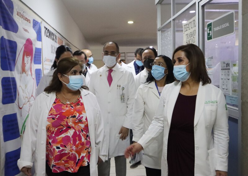 Recorrido por las instalaciones del Hospital Materno Infantil