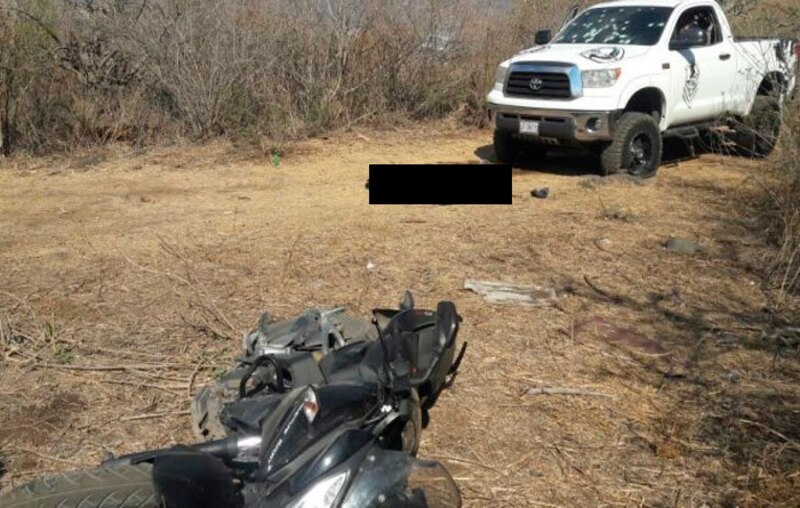 Accidente de moto deja un muerto en la carretera