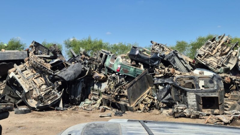 vehículos blindados destruidos en Tamaulipas