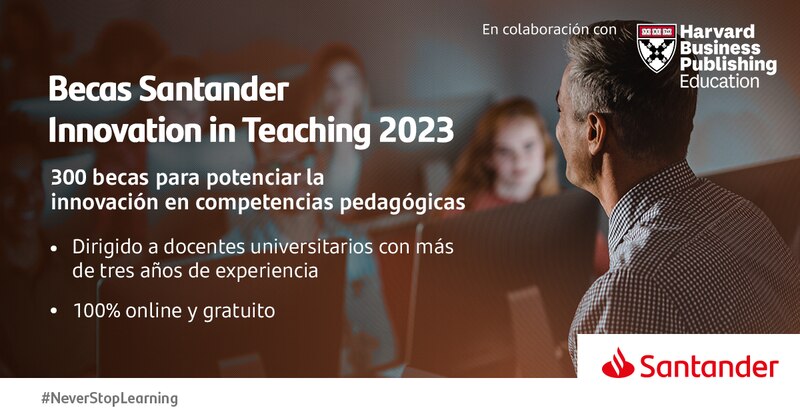 Becas Santander Innovation in Teaching 2023