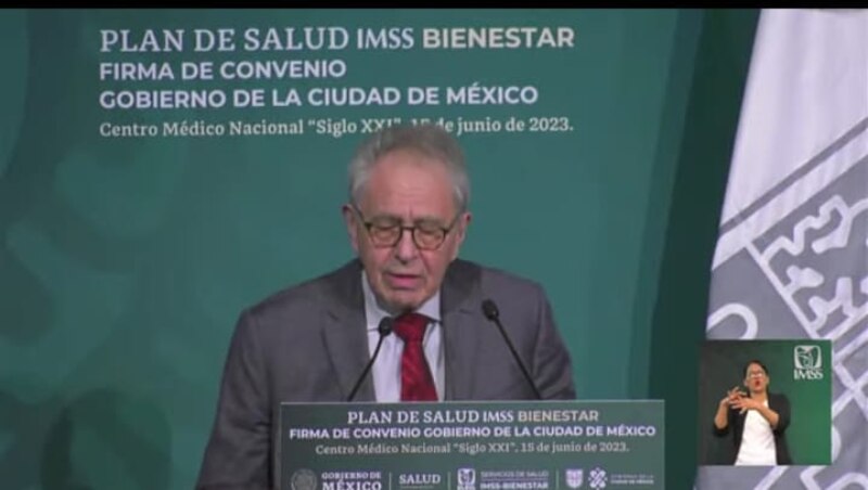 Plan de Salud IMSS Bienestar: Gobierno de la Ciudad de México firma convenio