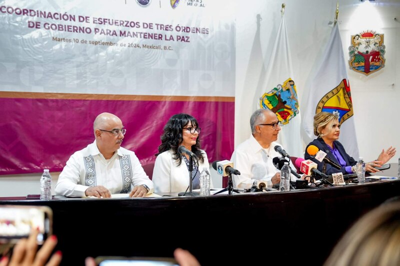 Title: Coordinación de esfuerzos de tres órdenes de gobierno para mantener la paz