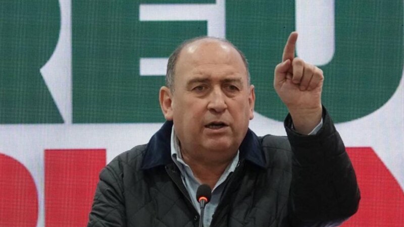 El presidente de Turquía, Recep Tayyip Erdogan, da un discurso.
