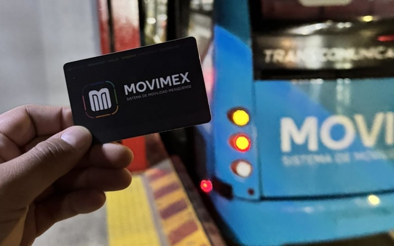 Tarjeta MoviMex para el transporte público en la Ciudad de México