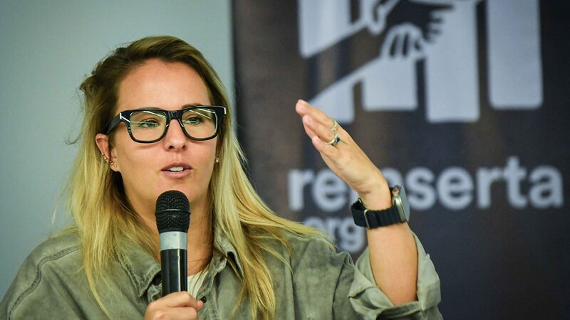La periodista española Ana Pastor durante una entrevista.