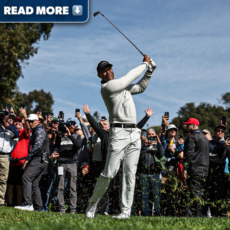 Tiger Woods en el green
