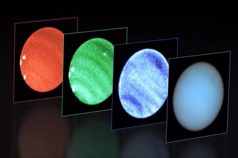 Comparación de las atmósferas de los planetas gigantes gaseosos
