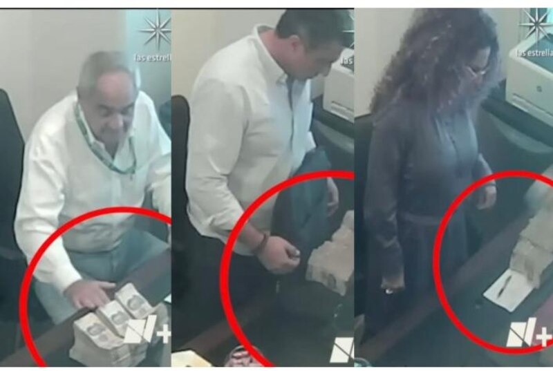 Captan en video a funcionarios públicos recibiendo dinero