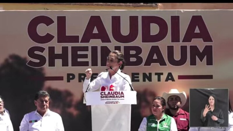Claudia Sheinbaum, precandidata de Morena a la presidencia de México