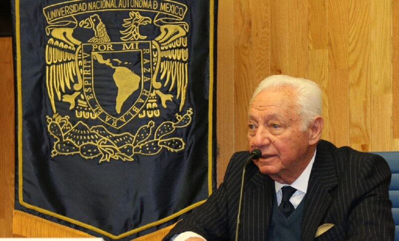 El rector de la UNAM, José Narro Robles, durante una conferencia en la universidad.
